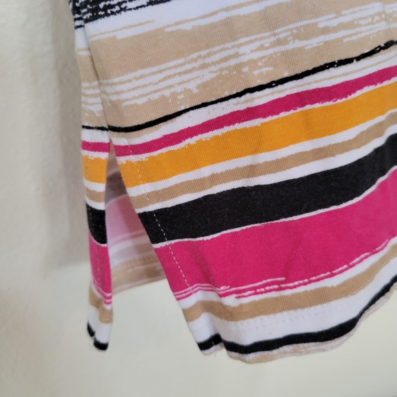 Alfred Dunner Colorful Striped Top Size Small - Picture 6 of 6